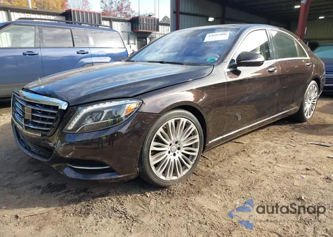 2016 Mercedes-Benz S 550 из США, поврежденный, VIN WDDUG8CB7GA210288